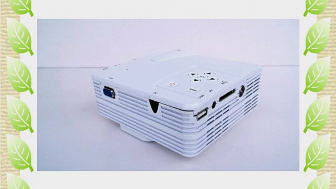 Aketek? Home Cinema Theater Multimedia LED LCD Projector HD 1080P PC AV VGA USB HDMI(White)