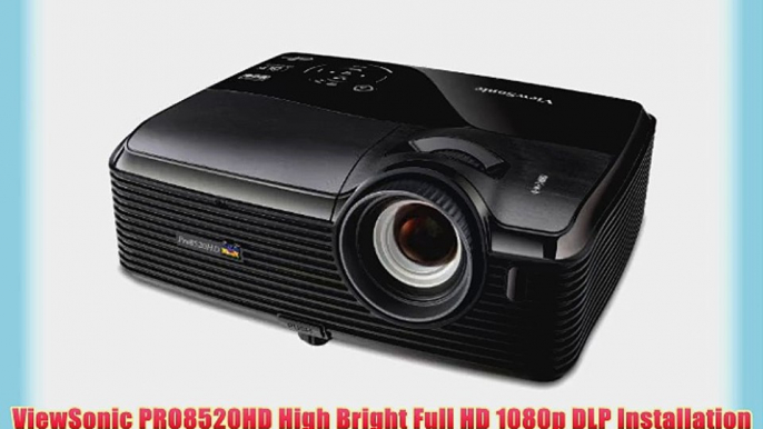 ViewSonic PRO8520HD High Bright Full HD 1080p DLP Installation Projector with 5000 ANSI Lumens