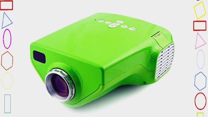 Aketek? HDMI Multimedia Portable Mini HD LED LCD Projector Cinema Theater Support VGA/USB/SD/AV/HDMI/EF