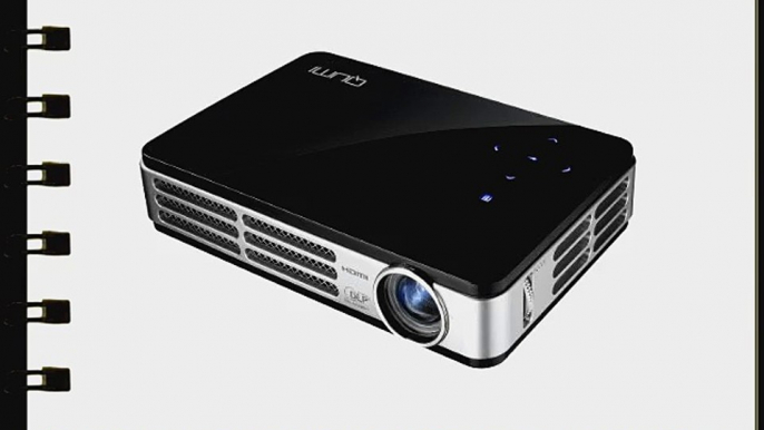 Vivitek Qumi Q2-LITE B 300 Lumen WXGA HDMI 3D-Ready HD 720p Pocket DLP Projector (Black)