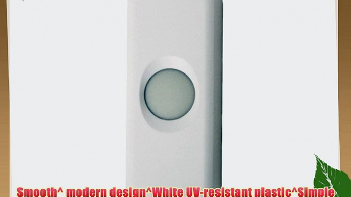 2gig DBELL1 350-Feet Range Wireless Doorbell (White)