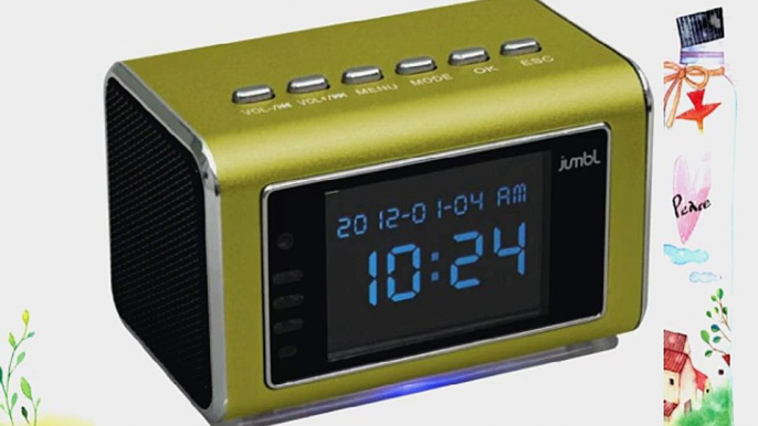 Jumbl? Mini Hidden Spy Camera Radio Clock w/Motion Detection