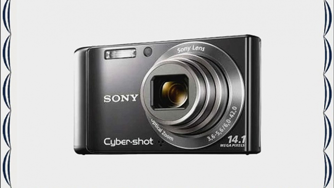 Sony DSC-W370 Cyber-Shot 14.1 MP Digital Camera with 7x Optical Zoom (Black)