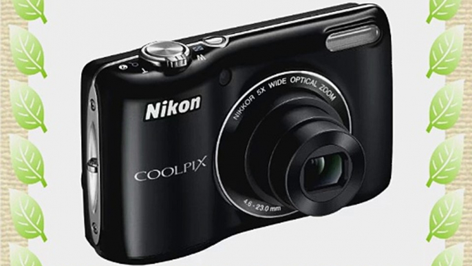 Nikon COOLPIX L26 16.1 MP Digital Camera with 5x Zoom NIKKOR Glass Lens and 3-inch LCD (Black)