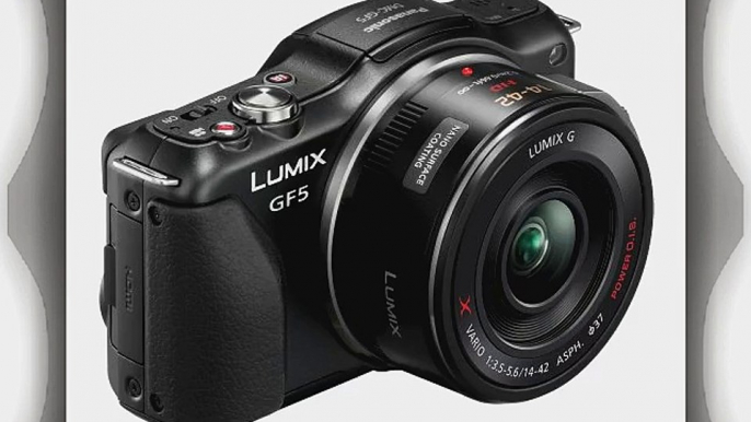 Panasonic Lumix DMC-GF5XK Live MOS Micro 4/3 Compact System Camera with 3-Inch Touch Screen