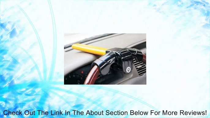 EFORCAR(R) 1 PCS Universal Anti-Theft Car Van Security Rotary Steering Wheel Lock Fits All Review