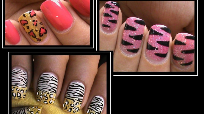 3 Animal Nail Designs - Nail Art Designs How To Nails Polish Design Art Cute Beginners Nails