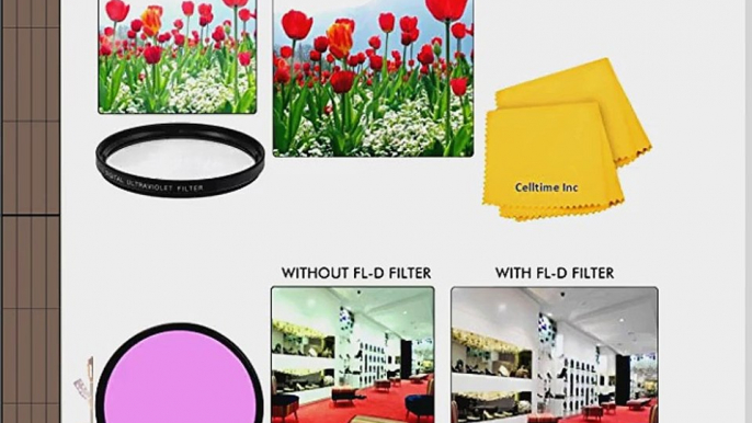 77mm All Purpose Fluorescent (FLD) Multi-Coated UV Filter and UV Protective All-Purpose Filter