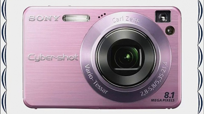 Sony Cybershot DSCW130/P 8.1MP Digital Camera with 4x Optical Zoom with Super Steady Shot (Pink)