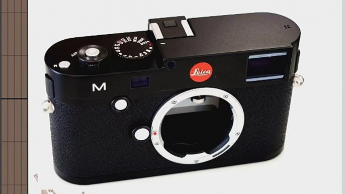 Leica 10770 M 24MP RangeFinder Camera with 3-Inch TFT LCD Screen - Body Only (Black)