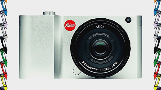 Leica 018-181 T 16 MP Compact System Camera with 3.7-Inch LCD Silver Anodized Aluminum