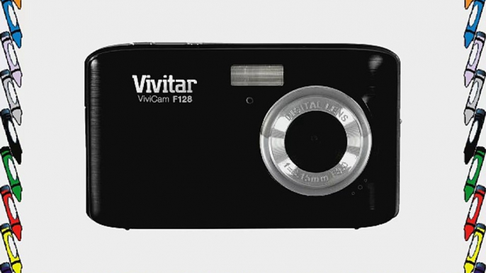 Vivitar VF128-BLK 14.1MP Digital Camera with 2.7-Inch TFT LCD (Black)