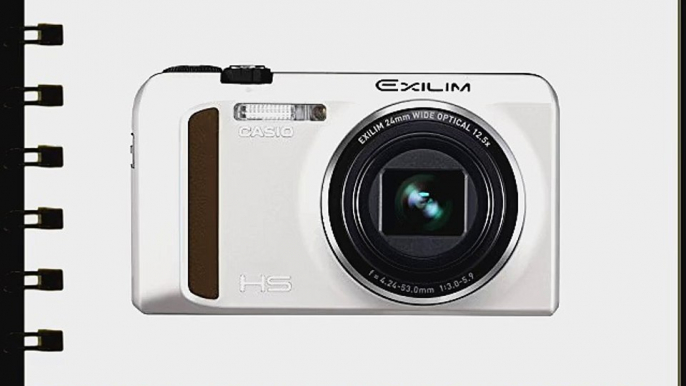 Casio High Speed Exilim Ex-ZR400 Digital Camera White EX-ZR400WE Japan Import