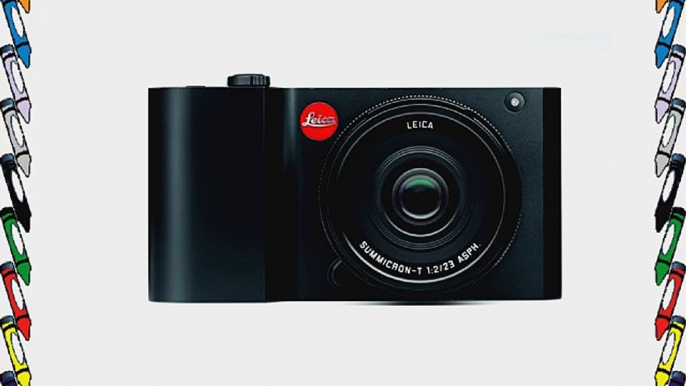 Leica 018-180 T 16 MP Compact System Camera with 3.7-Inch LCD Black Anodized