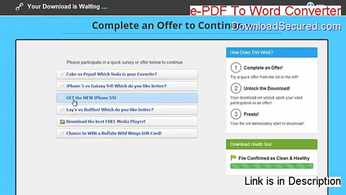 e-PDF To Word Converter Key Gen (e-pdf to word converter 2.01)