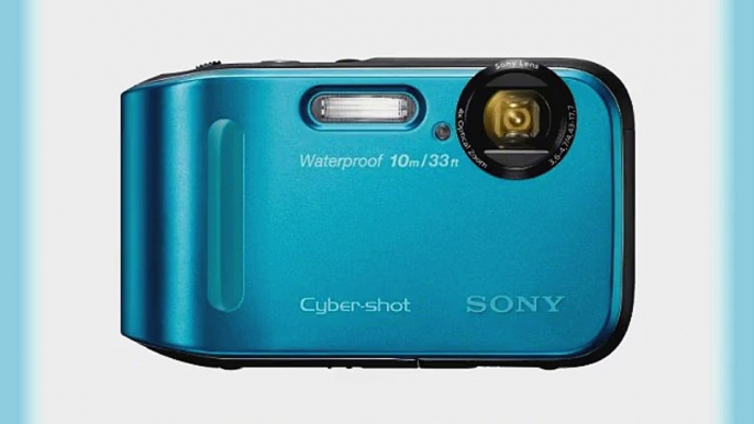 Sony DSC-TF1/L 16 MP Waterproof Digital Camera with 2.7-Inch LCD (Blue)