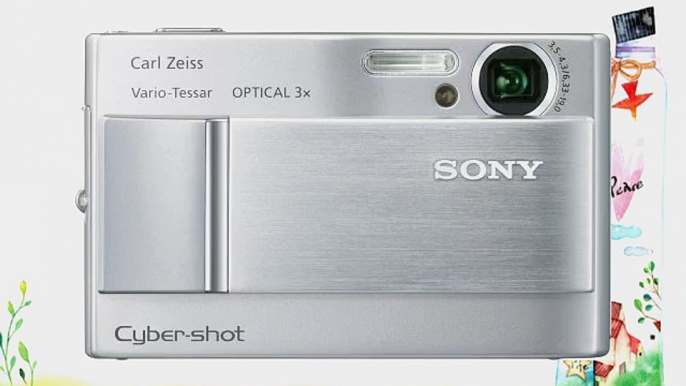 Sony Cybershot DSC-T10 7.2MP Digital Camera with 3x Optical Steady Shot Zoom (Silver)