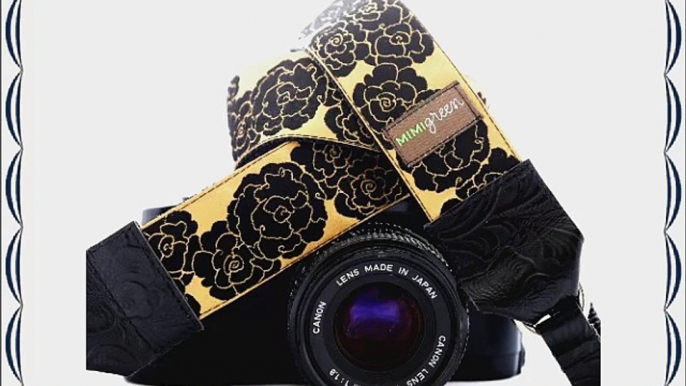 Mimi Green 'Goldie' Designer DSLR Camera Strap