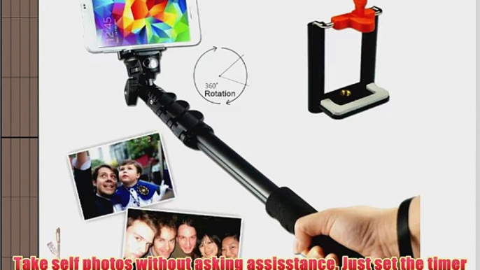 First2savvv ZP-188A01 black Self-portrait extendable telescopic handheld Pole Arm monopod Camcorder/Camera/mobile