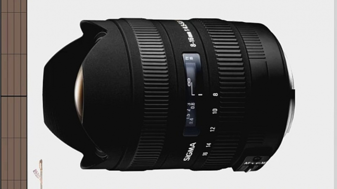 Sigma 8-16mm f/4.5-5.6 DC HSM FLD AF Ultra Wide Zoom Lens for APS-C sized Nikon Digital DSLR