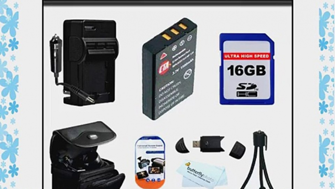 16GB Accessories Bundle kit For Olympus XZ-1 SZ-10 SZ-20 SZ-30MR SP-800 SP-810UZ SZ-11 Camera