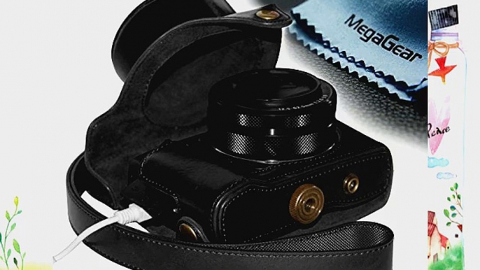 MegaGear Ever Ready Protective Leather Camera Case Bag for Case for Canon PowerShot G1X Mark