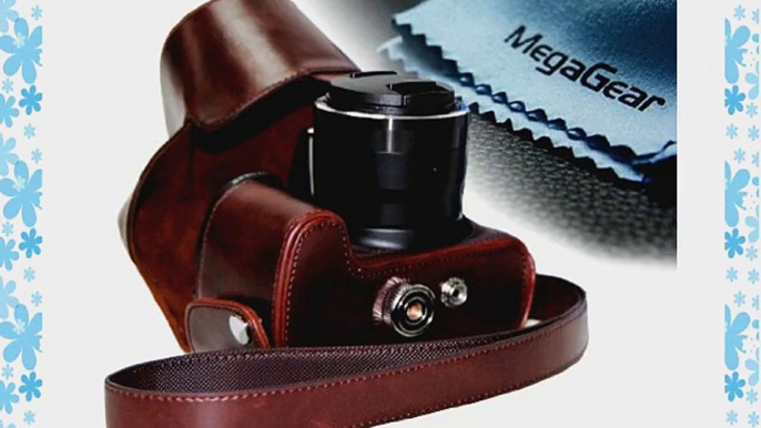 MegaGear Ever Ready Protective Leather Camera Case Bag for Canon PowerShot SX50 HS (Dark Brown)