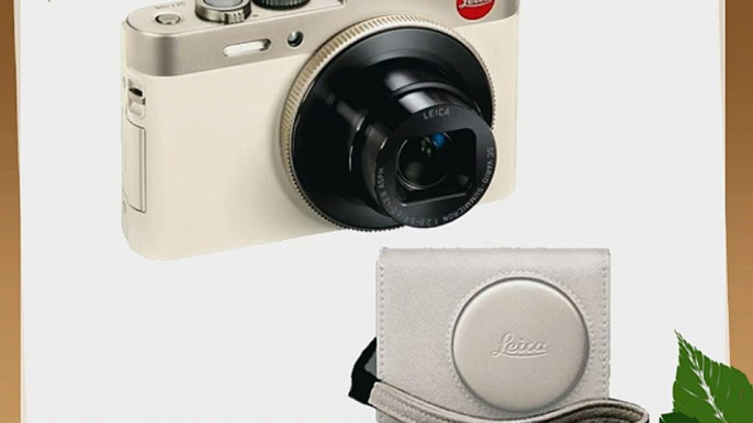 Leica C Compact System Camera w/ Leica C Twist Camera Case Champagne Gold
