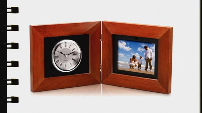 Coby DP-5588 5.6-Inch Clock and Digital Photo Frame with MP3 Player (Maple)