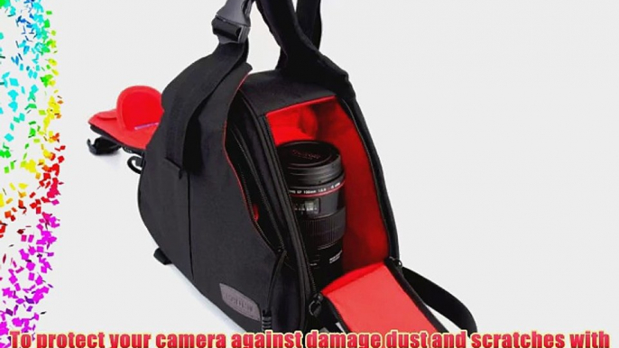 Caden K1 Waterproof Fashion Casual DSLR Triangle Camera Bag Case Messenger Shoulder Bag for