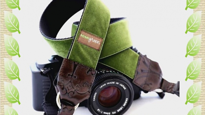 Mimi Green 'Hunter' Velvet DSLR Camera Strap