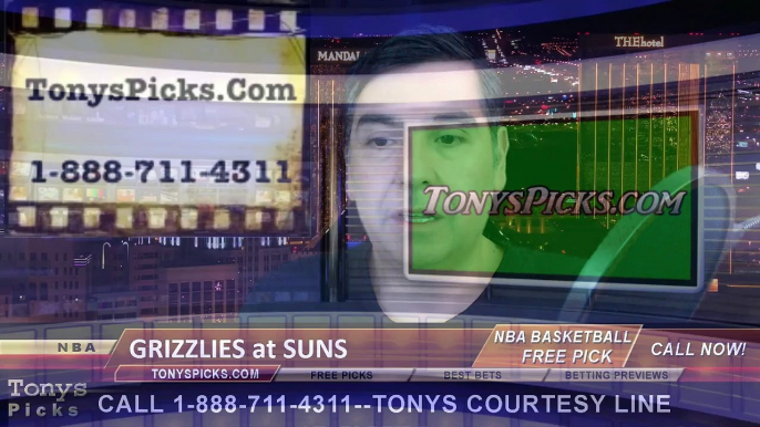 Phoenix Suns vs. Memphis Grizzlies Free Pick Prediction NBA Pro Basketball Odds Preview 2-2-2015