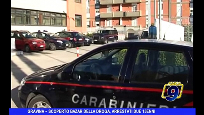 GRAVINA | Scoperto bazar della droga, arrestati due 15enni