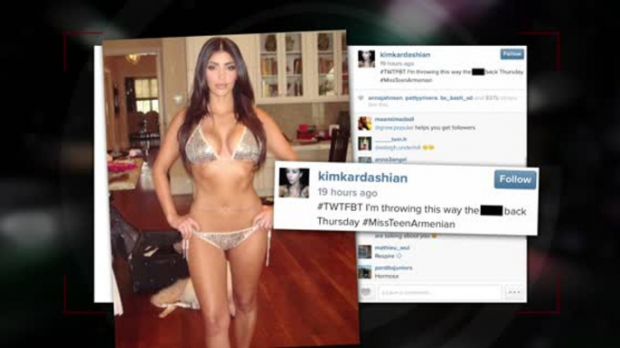 Kim Kardashian Posts Old #MissTeenArmenian Bikini Shot