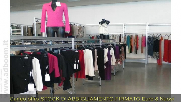 CUNEO,    STOCK DI ABBIGLIAMENTO FIRMATO EURO 8