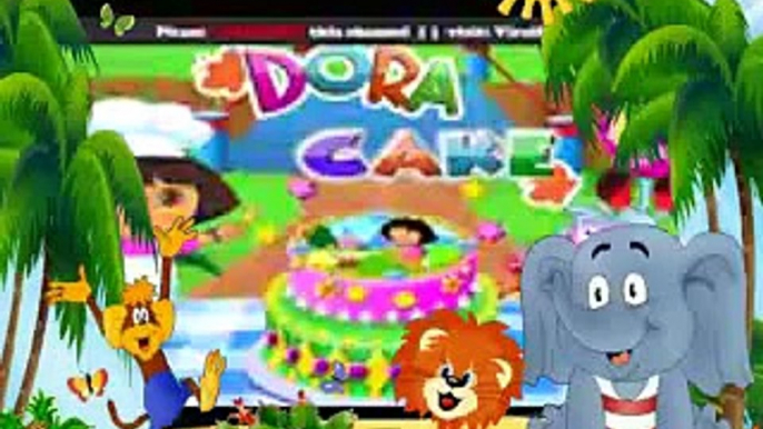 Dora cooking games online   Dora the explorer baking a dora cake