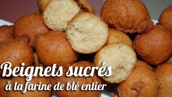 Beignets sucrés à la farine de blé entier (beignets soufflés)