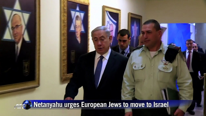 Netanyahu urges Jews to move to Israel after Copenhagen attacks