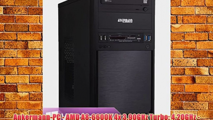 Ankermann-PC - AMD A8-6600K 4x 3.90GHz Turbo: 4.20GHz - Gigabyte GeForce GTX 750 2048 MB -