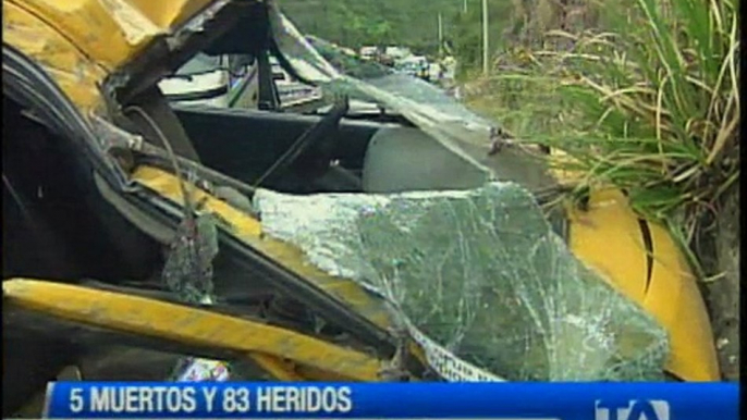 Cinco muertos y 83 heridos deja feriado de Carnaval en Quito