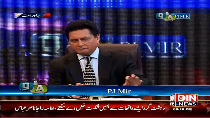 Q & A with PJ Mir ~ 18th February 2015 - Pakistani Talk Shows - Live Pak News