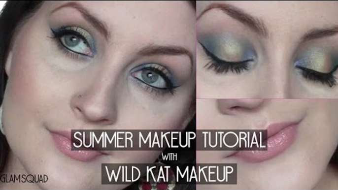 Summer Makeup tutorial ❤ WildKatMakeup for GlamSquad