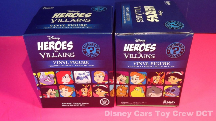 Disney Heroes vs Villains Funko Mystery Minis Blind Boxes!  2 Surprise Vinyl Figure Toys!