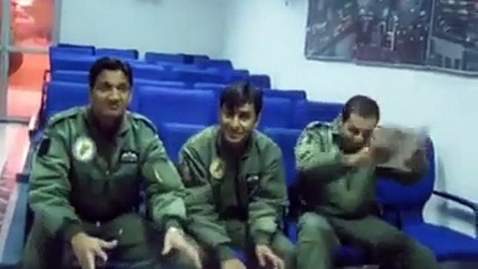 PAF Pilots enjoying in Break time