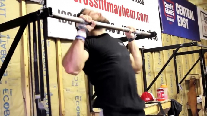 RICH FRONING Bench Press Pull-up [CrossFit Workout] 2014