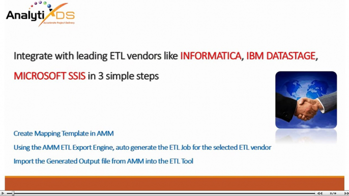 AnalytiX Mapping Manager ETL Integration