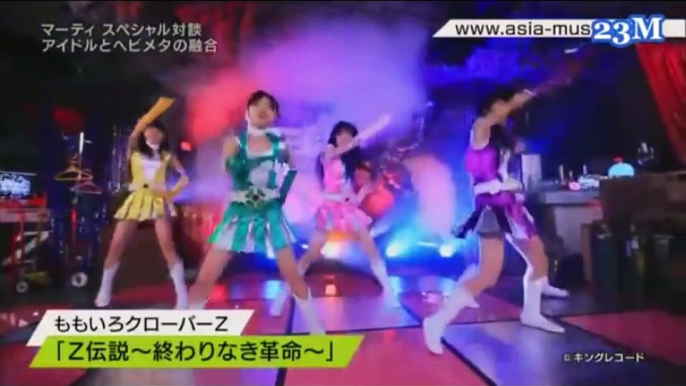 Idol Song + Heavy Metal  ”BABYMETAL / Momoiro Clover Z / AKB48" : caption