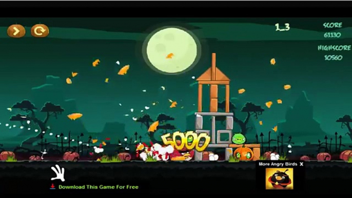 Angry Birds Halloween Tournament Games - Angry Birds Cartoons for Children - Angry Birds Gameplay