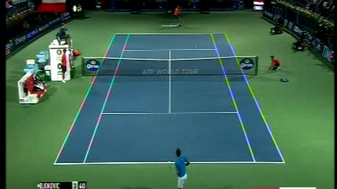 Djokovic vs Posposil Dubai 2015 R1