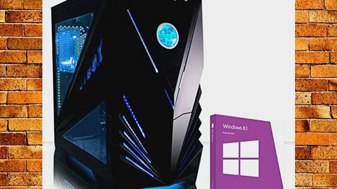 VIBOX Orion 34 - 4.0GHz AMD Quad Core Desktop Gamer Gaming PC Ordinateur de Bureau avec Windows